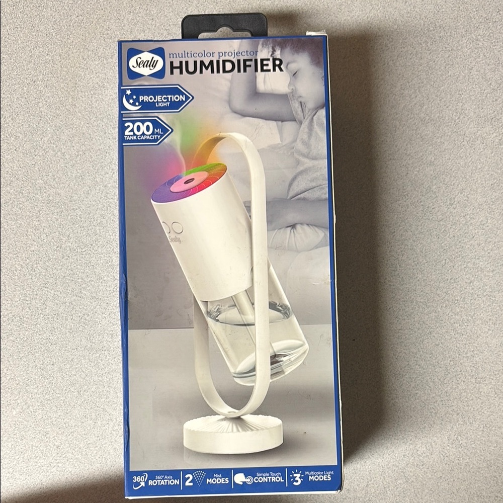 Sealy Multicolor Projector Humidifier